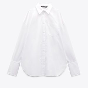ZARA OVERSIZED SHIRT WHITE